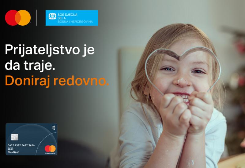 Kroz zajedničku kampanju Mastercarda i SOS Dječijih sela u BiH ostvaren rast online donacija